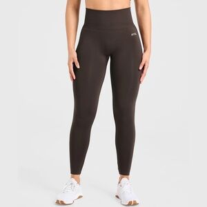 NWT AYBL EMPOWER SEAMLESS LEGGINGS - Cocoa Brown - Size M